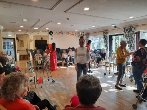 Residents during Aria's sixth birthday week in April 2020.